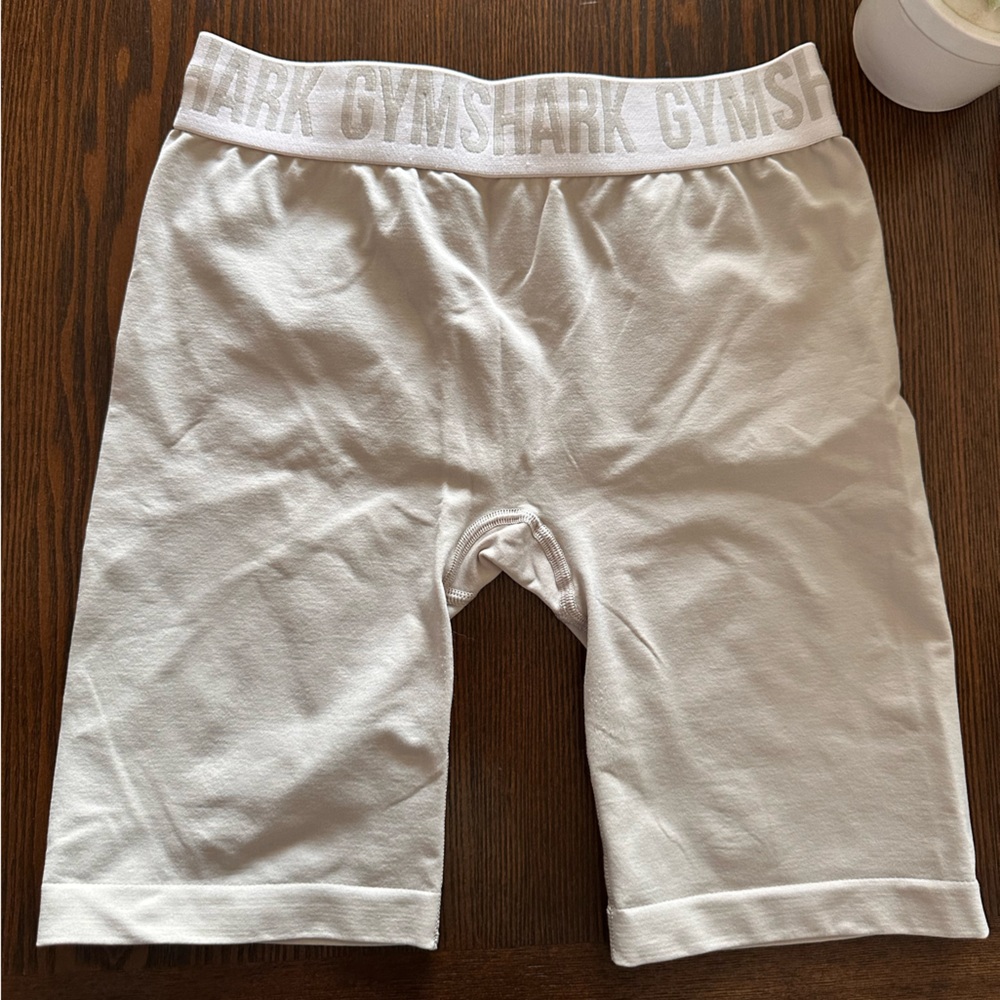 Gymshark Kids Classic White Shorts